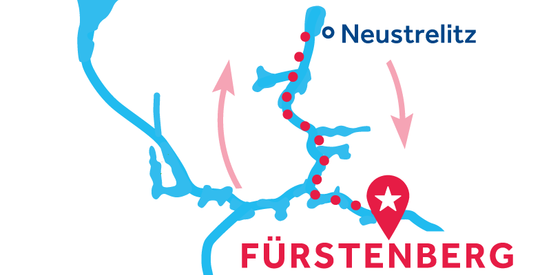 Fürstenberg RETURN via Neustrelitz 