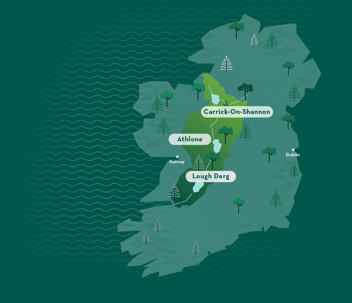 Le Boat - Map of Ireland's Hidden Heartlands